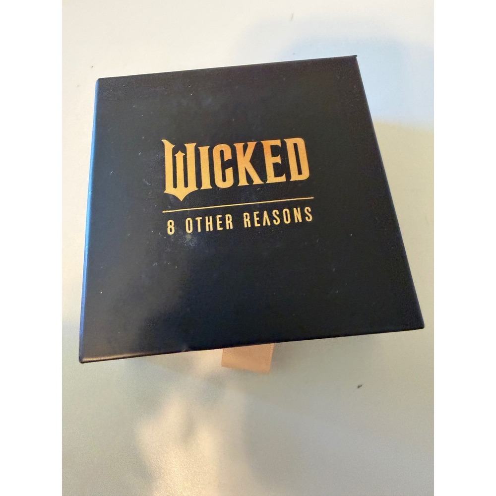 8 Other Reasons x Wicked Flying Free Droplet Emerald Drip Earrings Glam Elphaba - Picture 5 of 6